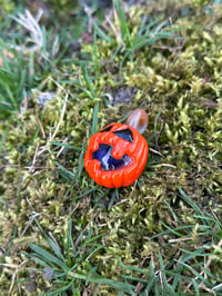 Image 3 of Blue Eye Pumpkin Pendant 