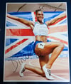 Sprinter Dina Asher-Smith Signed 10x8 Photo