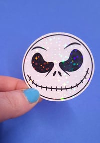 Image 2 of Jack Skellington Glitter Sticker