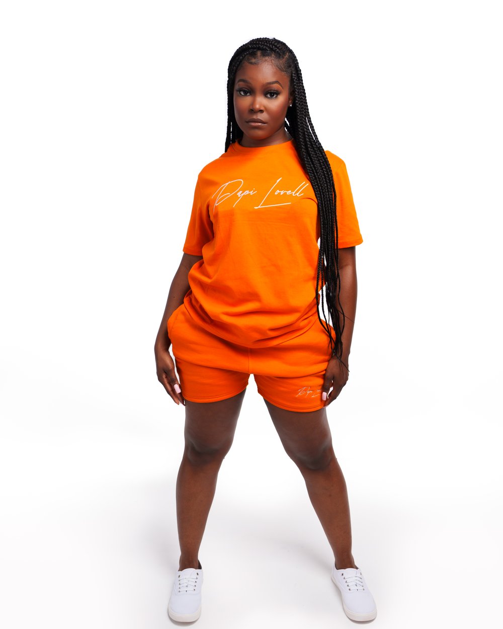 Image of Papi Lovell  Orange Short Set 