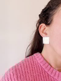 Image 3 of BOUCLE CARRÉE ARGENT