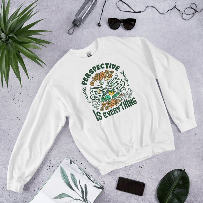 Perspective is Everything - Crewneck Sweatshirt