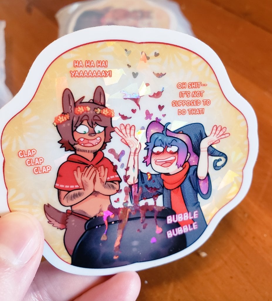 "Oh shit, that isn't supposed to happen!" Battam's Mistake Sticker