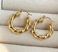 Image 1 of But first, lil croissant earrings 