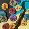 Cryptid Creatures | Pinback Buttons
