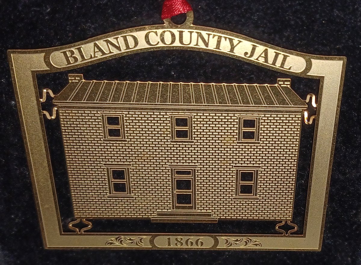 1866 Bland County Jail Ornament Bland Co Historical Society