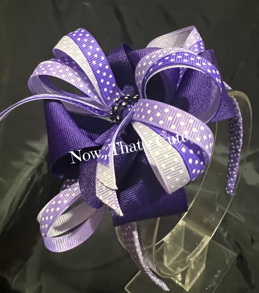 Image of Purple Polka Dots Explosion 