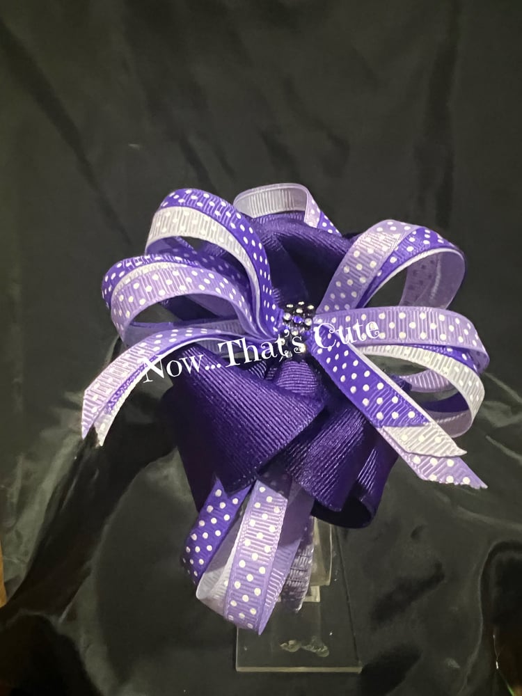 Image of Purple Polka Dots Explosion 