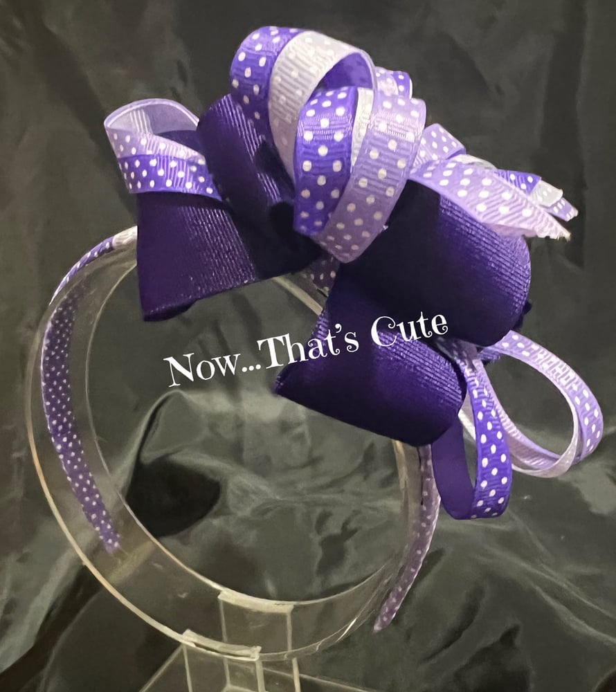Image of Purple Polka Dots Explosion 