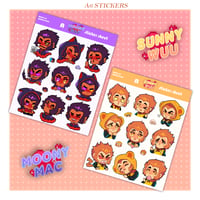 Image 1 of MIRACLE MONKIES STICKER SHEET