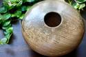 Ebonized Elm Wood Hollow Form