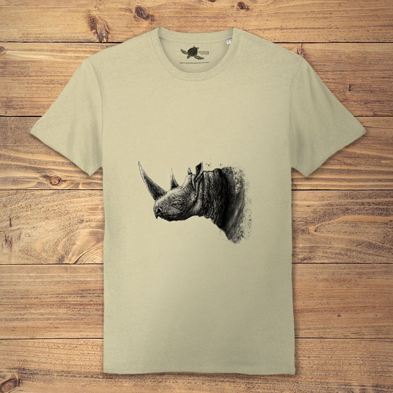 T-shirt · Rhino | Gliding Turtle | The Eco Art Shop