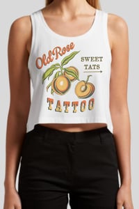 Image 1 of Peach Cropped Tank Top 