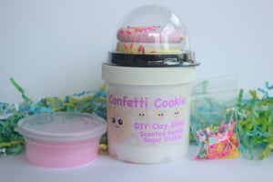 Image of Confetti Cookie DIY Clay Slime