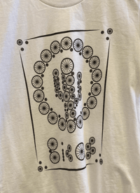 Image 2 of Cactus Wheels White T-Shirt