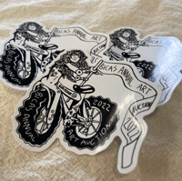 Image 3 of BICAS Annual Art Auction 2022 Bikataur Sticker