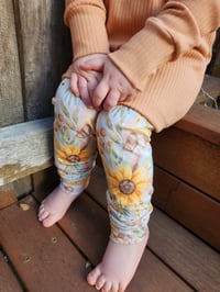 Image 3 of Boho Sunflower Leggings