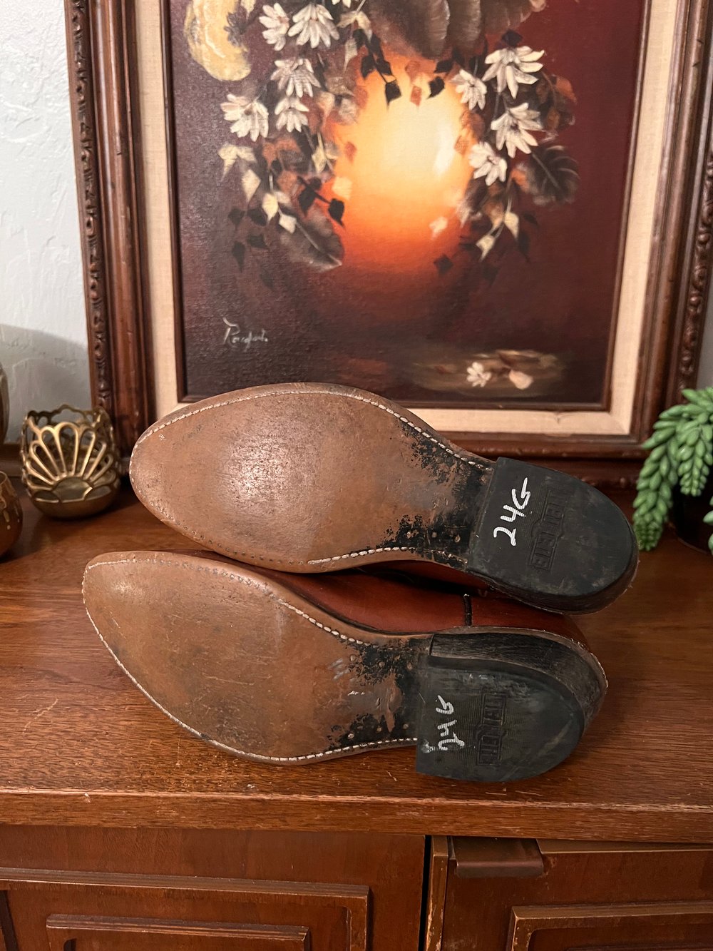 Abilene Brown Cowboy Boots (6.5)