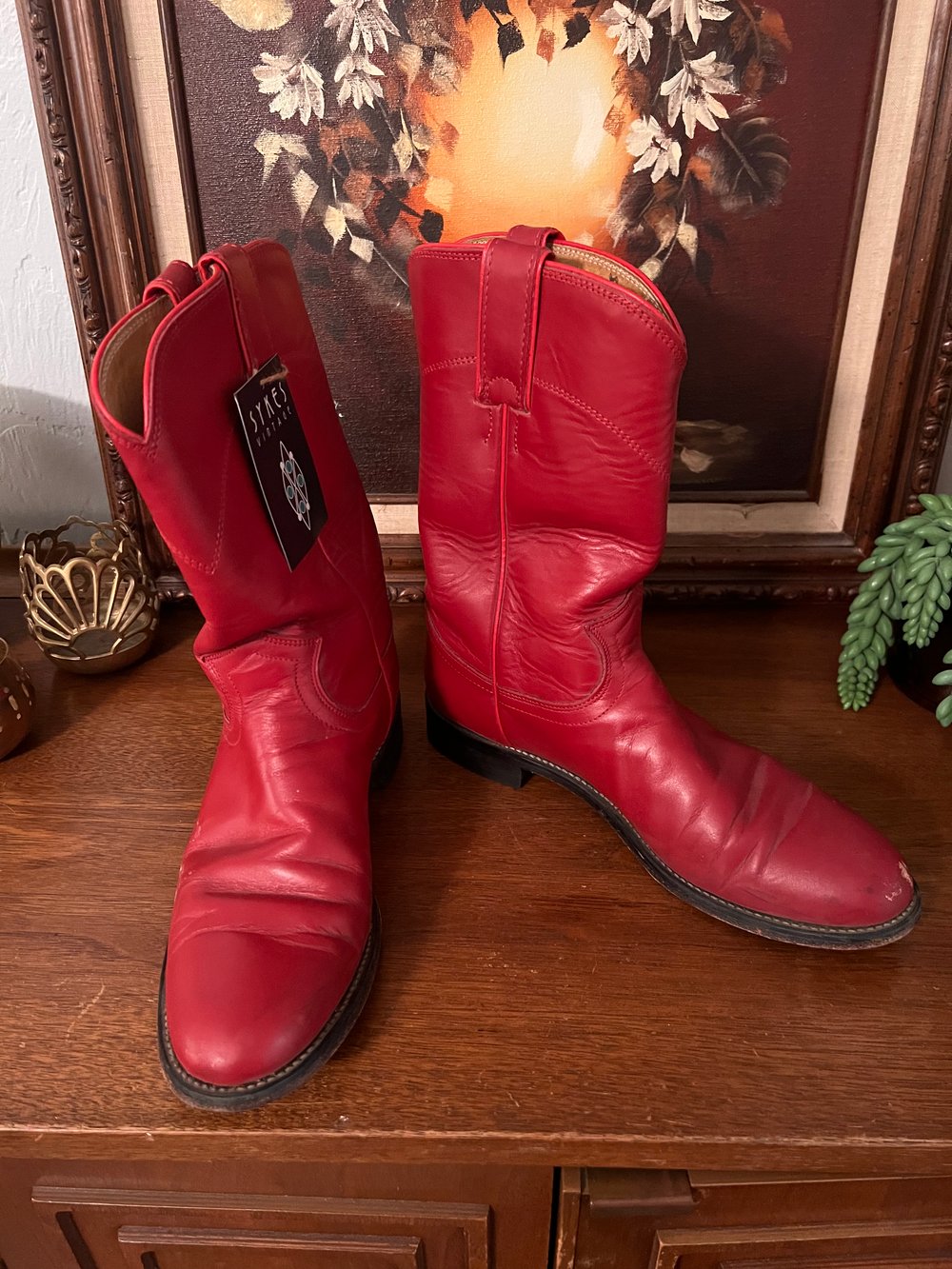 Red Justin Boots (8)