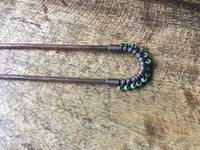 Image 3 of Hair stick  in green