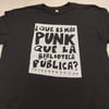 ¿Qué es más punk que la biblioteca pública? Adult Shirt