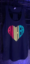 Black RYG Anuhea Heart Racerback Tank