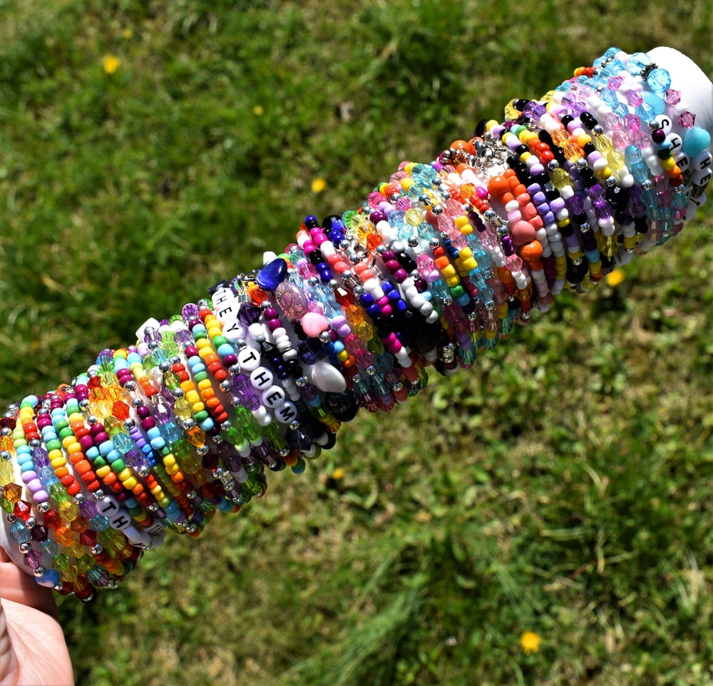 Image of Custom Pride Bracelets