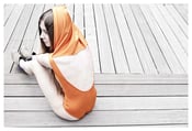Image of Hooded swimsuit