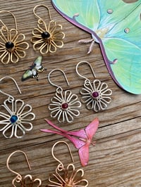 Image 5 of Sterling Ruby Bloom Earrings