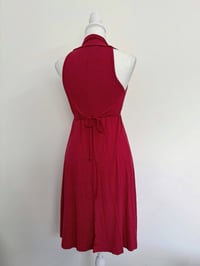 Image 3 of 00s Red polka dots dress // M