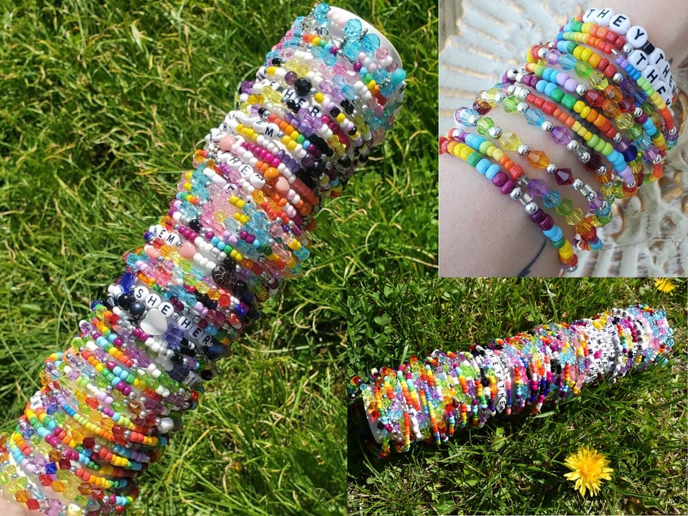 Image of Custom Pride Bracelets
