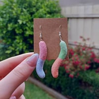 Image 3 of Sour Worm Earrings 