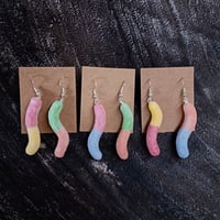 Image 2 of Sour Worm Earrings 