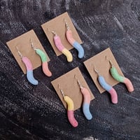 Image 4 of Sour Worm Earrings 