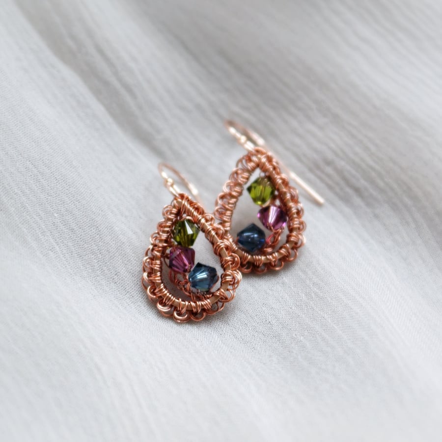 Image of RAINDROP EARRINGS - Marrakech