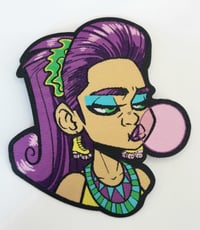 Image 2 of Bubblegum Woven Iron-On Patch