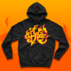 Black Flames Hoodie