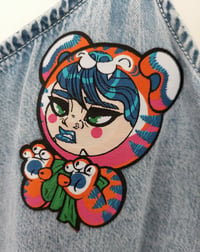 Image 2 of Tigrrl Iron-On Woven Patch 