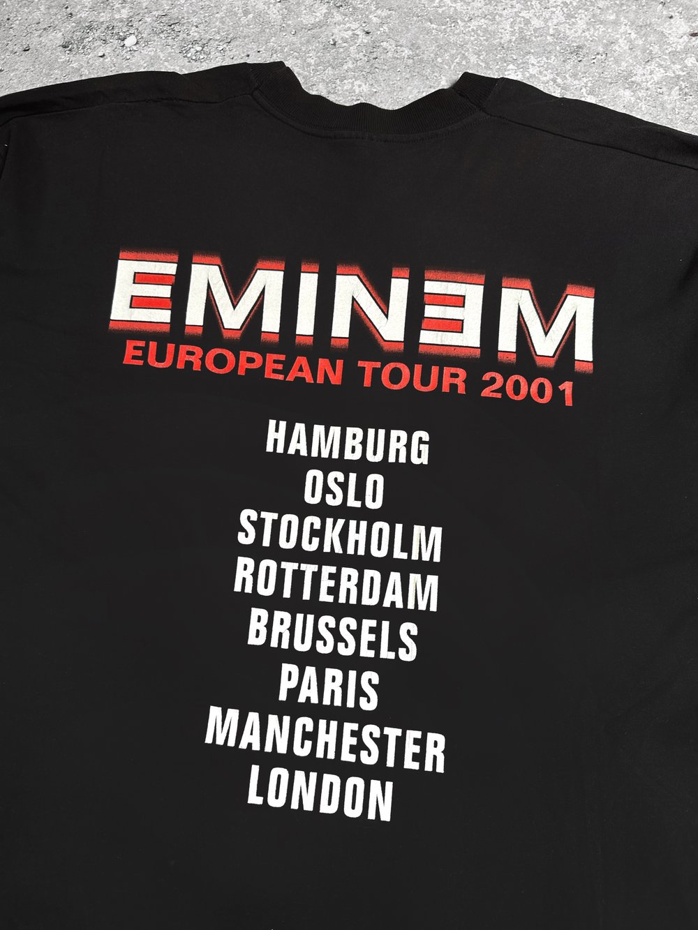 Eminem 2001 ‘Chainsaw’ European Tour T-Shirt