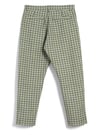 Hansen Garments TYGE | Wide Cut Cropped Trousers  |  sashiko green