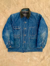 Image 1 of 50s BLANKET LINED DENIM CHORE JACKET