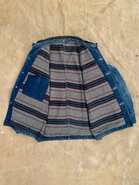 Image 2 of 50s BLANKET LINED DENIM CHORE JACKET