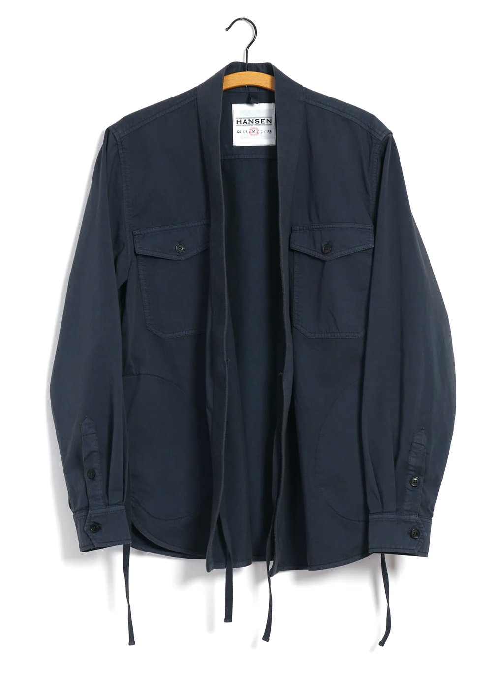 Hansen Garments REMY | East & West Shirt Jacket | blue grey
