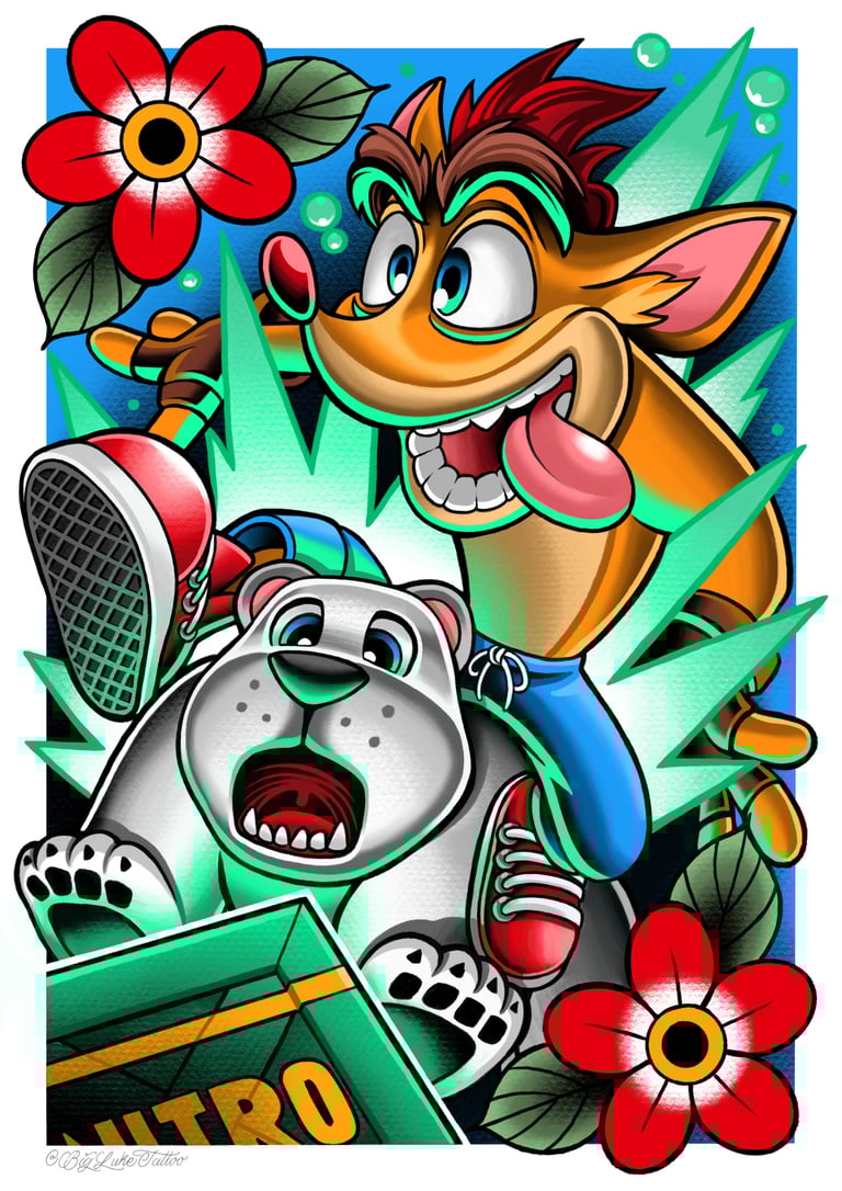A4 Crash Bandicoot
