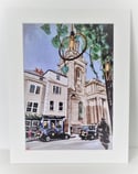 Original print of View from All Bar One in Oxford 