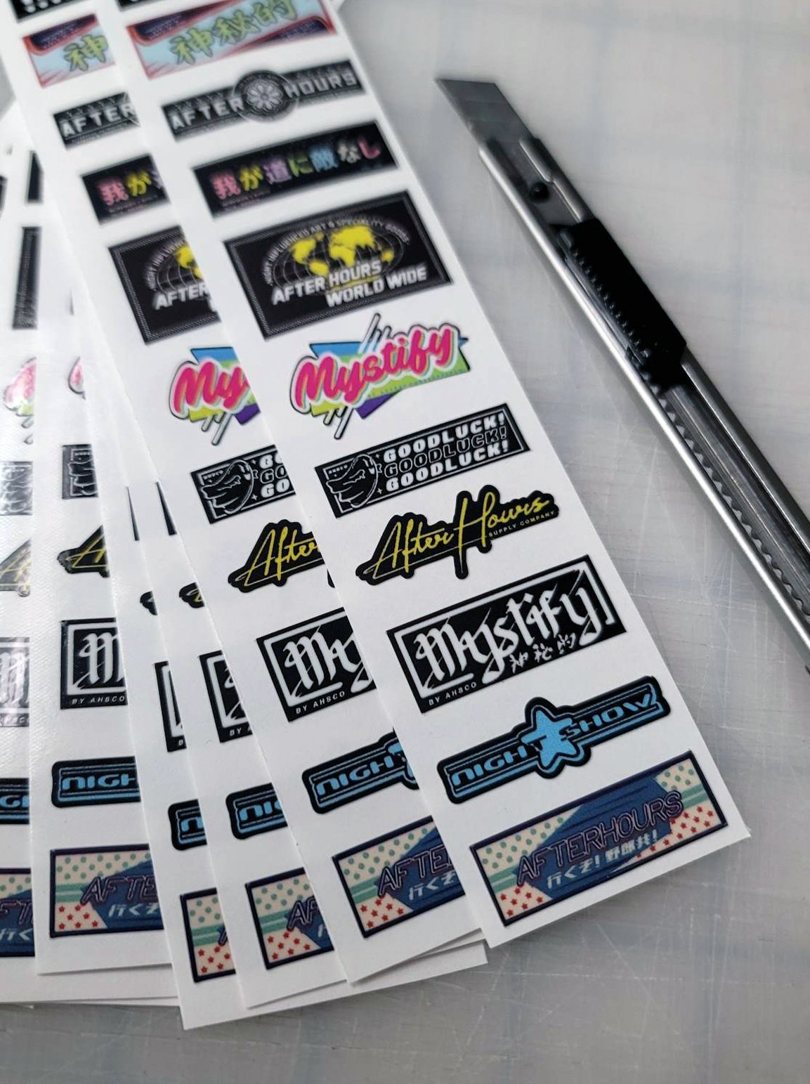 1/10 Scale Mini Sticker Pack V3 | After Hours Supply Co | Official Store