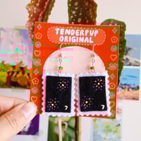 Image 1 of Summer Fireworks Stamp Earrings
