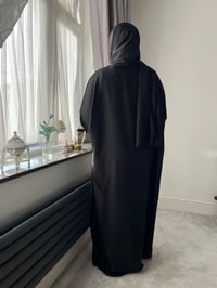 Image 4 of Nur - Hooded Abaya - Black