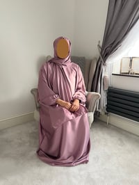 Image 1 of Nur - Hooded Abaya - Mink