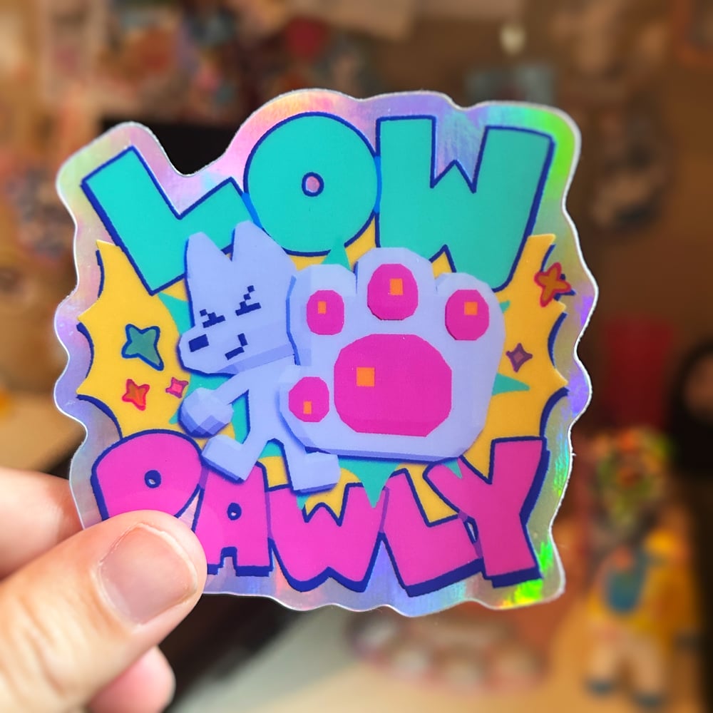 Image of Low Pawly Sticker